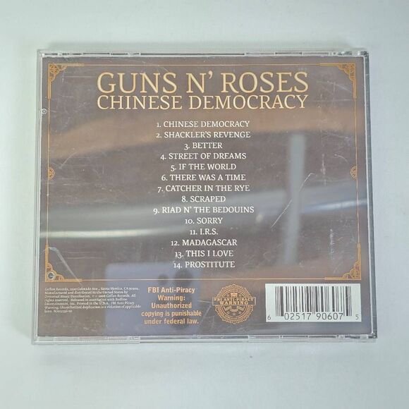Guns N’ Roses Chinese Democracy CD Hard Rock - Picture 3 of 3